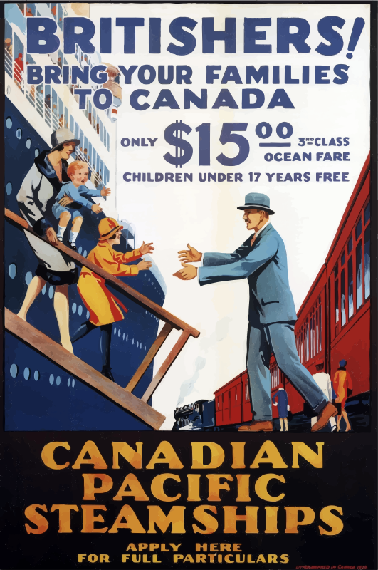 Vintage Travel Poster Canada 3