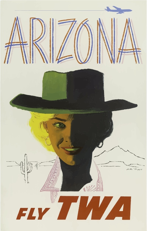 Vintage Travel Poster Arizona 3