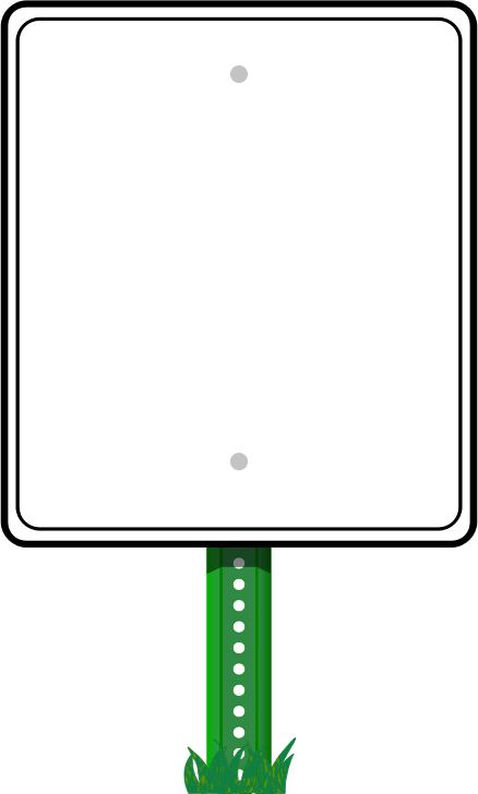 Panneau interdit / forbidden road sign basic - Openclipart