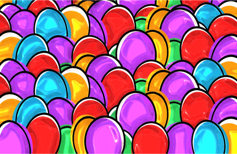 Colorful Easter Eggs