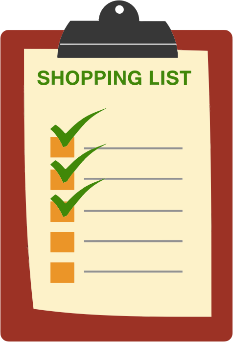 Shopping List Clipboard