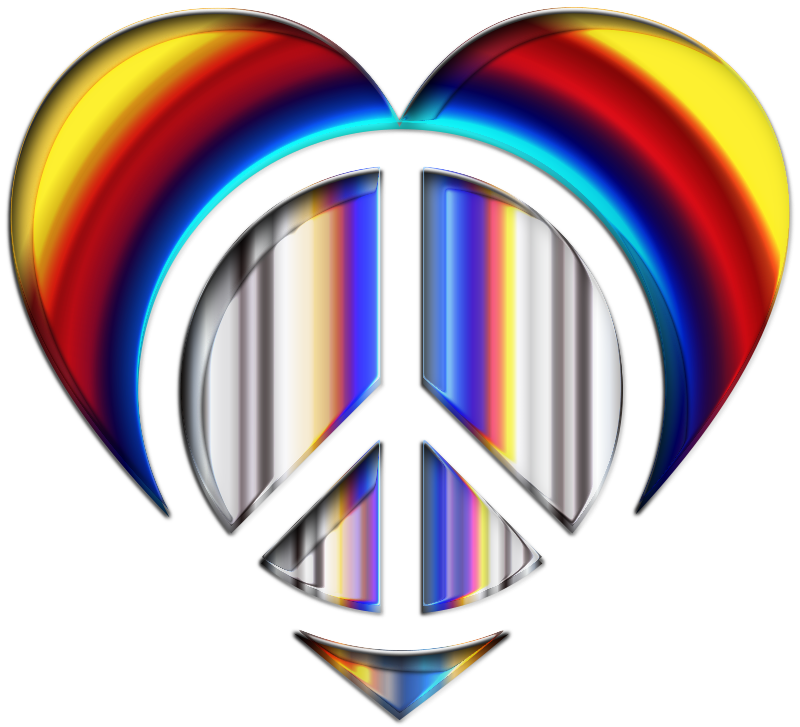 Chromatic Peace Heart