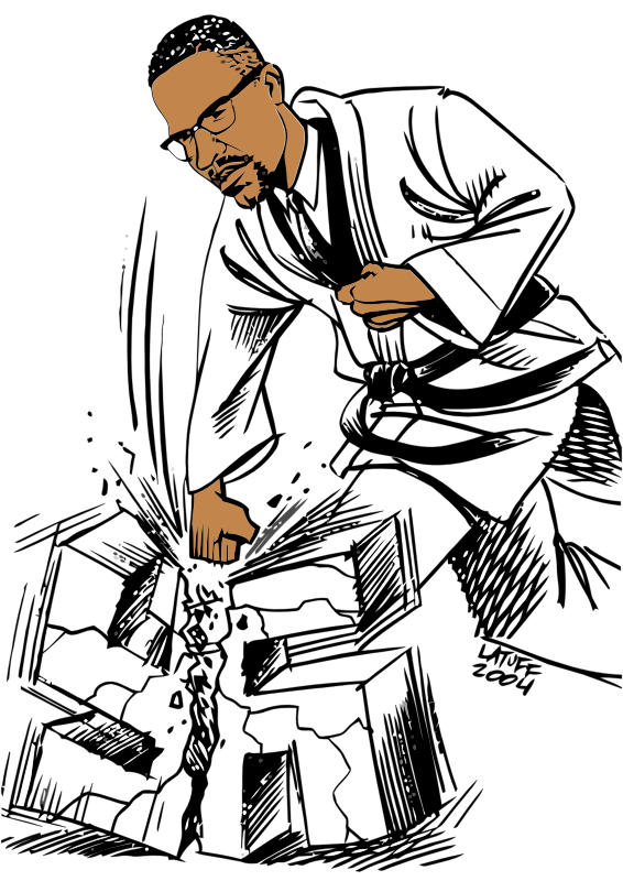 Malcolm X Latuff 2004