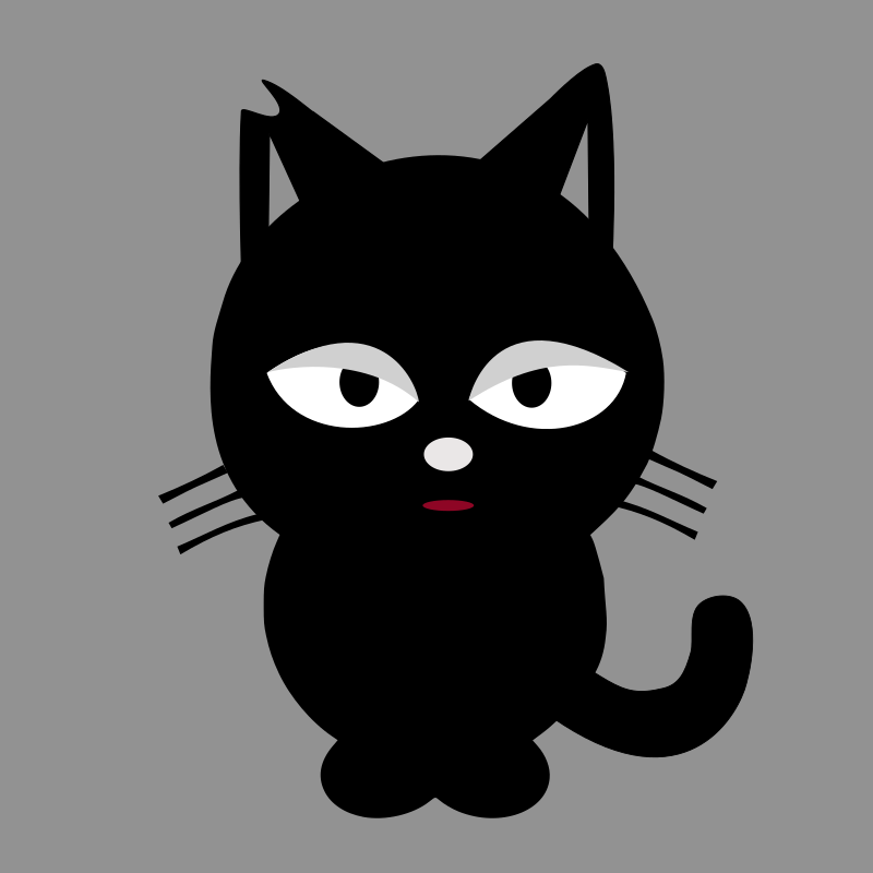 Stray blackcat-animation