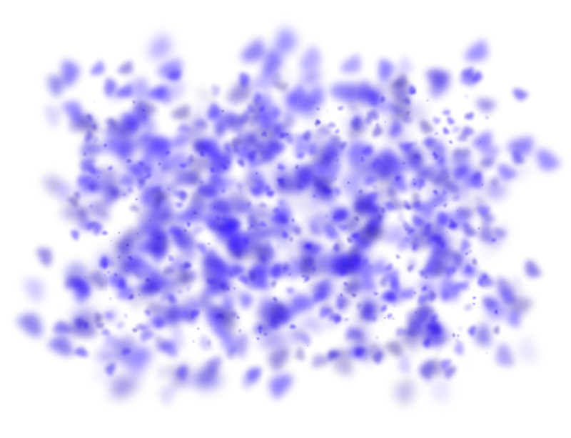 Blue explosion pattern 