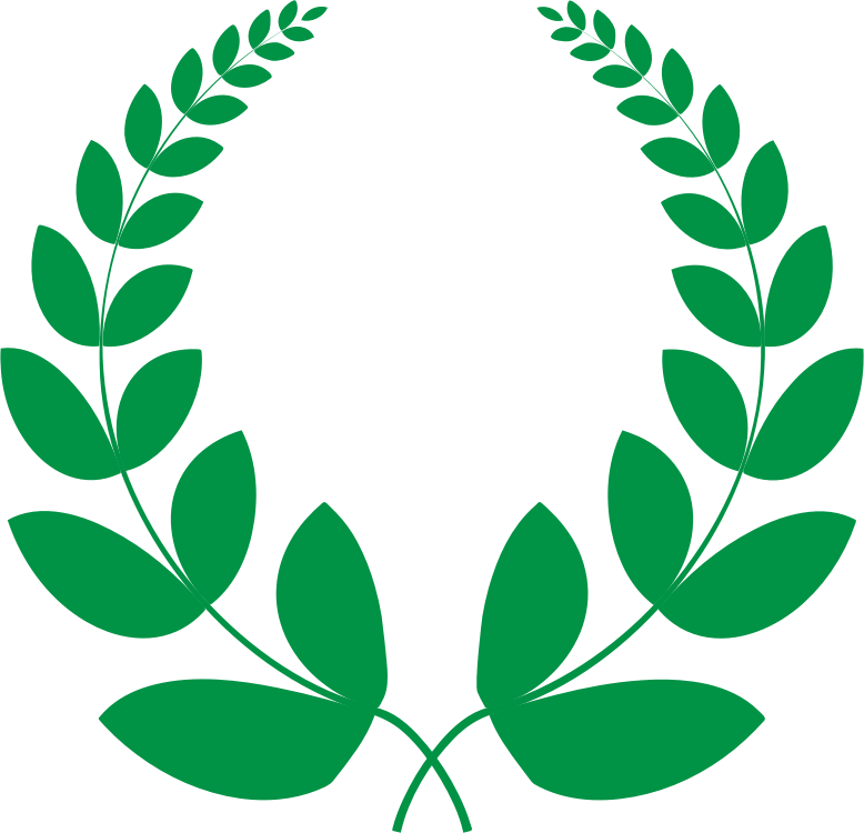 Green Laurel Wreath