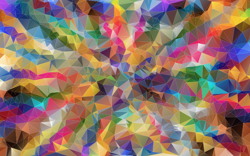 Colorful Low Poly Wallpaper