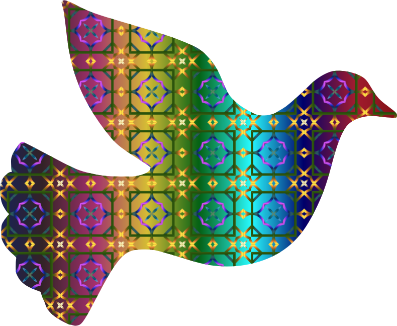 Colorful Dove Pattern