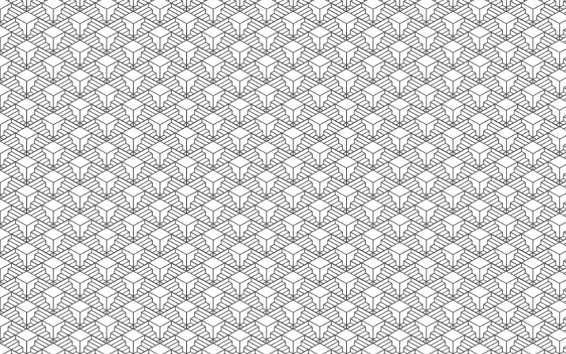 Infinite Stairs To Nowhere Seamless Pattern