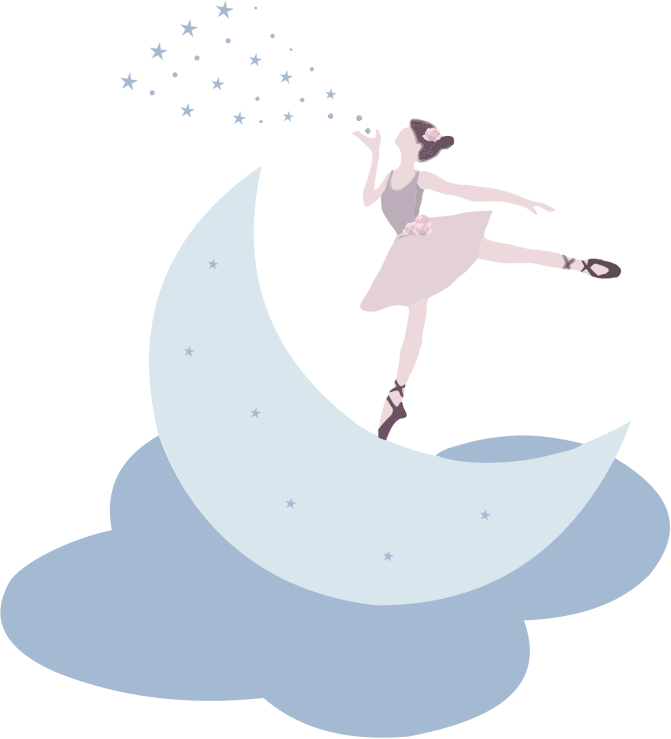 Ballerina On The Moon