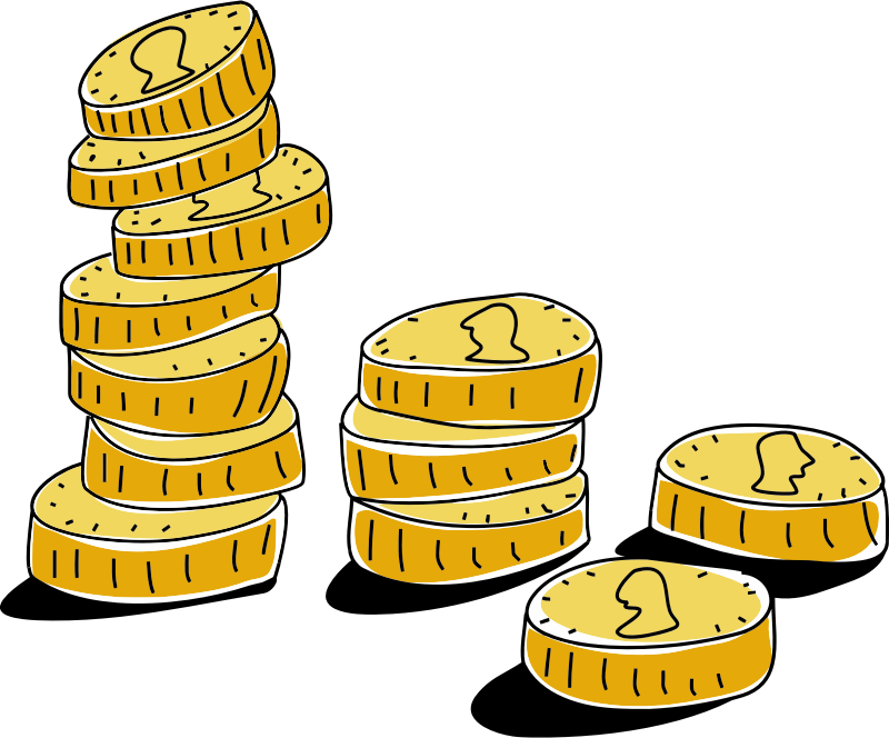 Gold Coins Illustration