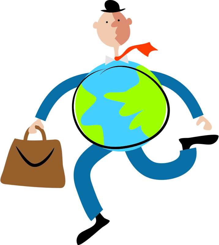 globe trotter clipart