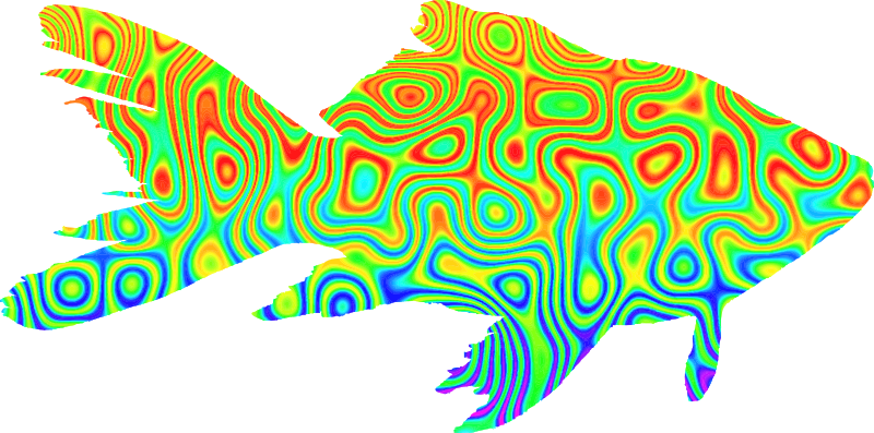 Psychedelic goldfish