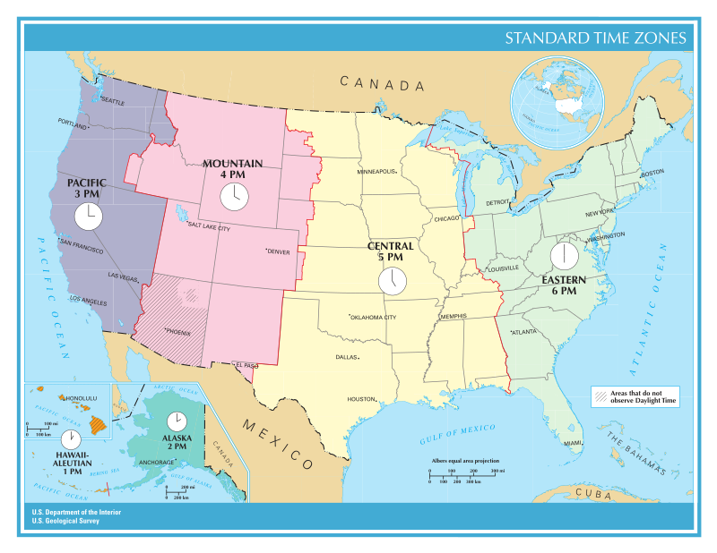 US Time Zones