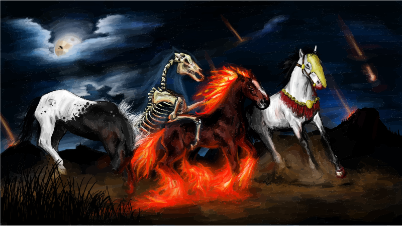 Four Equines Of The Apocalypse