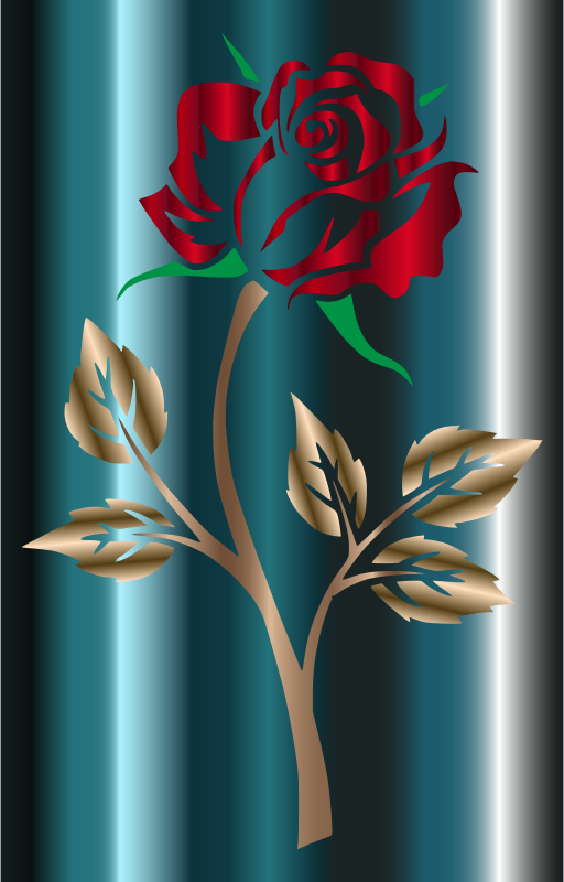 Colored Rose 3