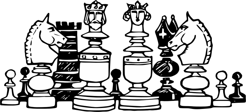 Chess Pieces Illustration