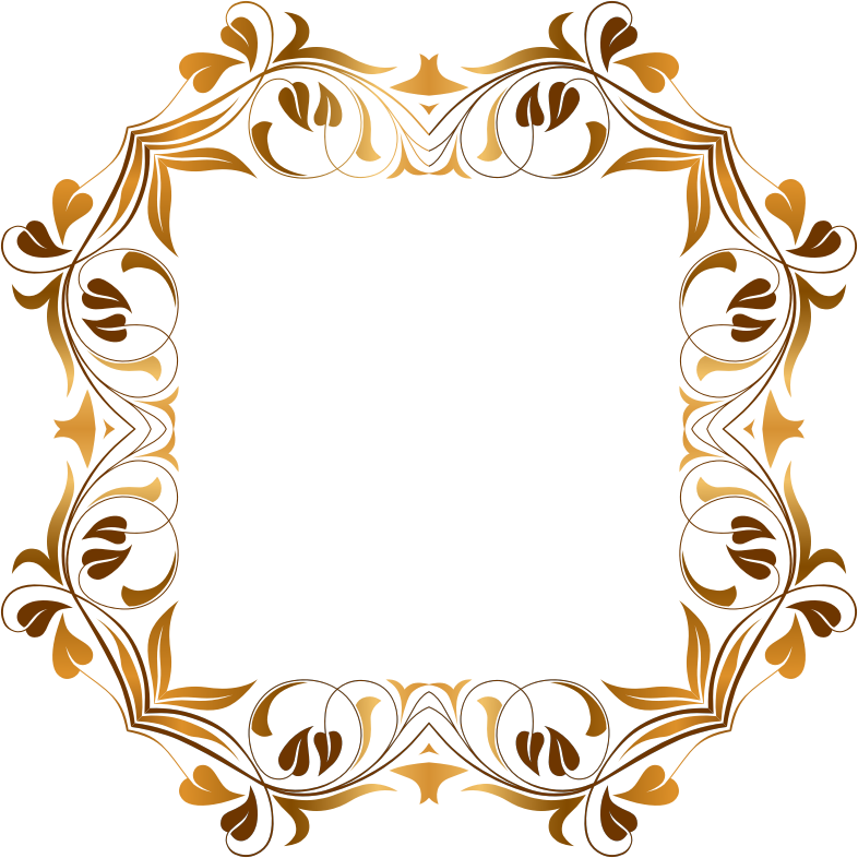 Floral Flourish Frame