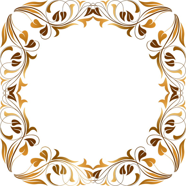 Floral Flourish Frame 4