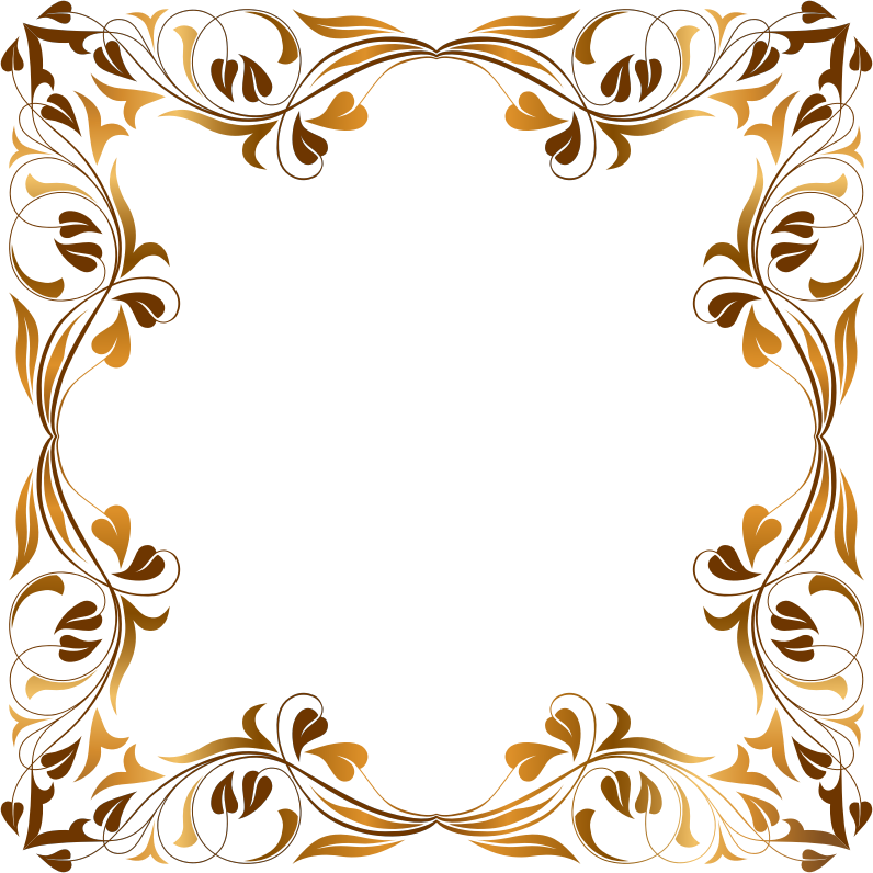 Floral Flourish Frame 6