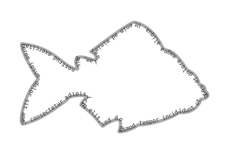 fish - lineart - Openclipart