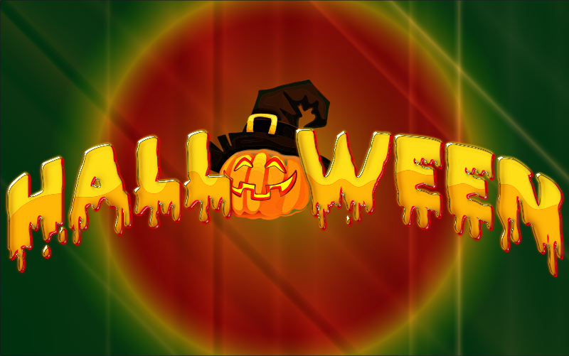 Halloween Typography With Background
