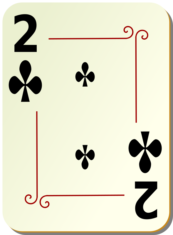 Ornamental deck: 2 of clubs