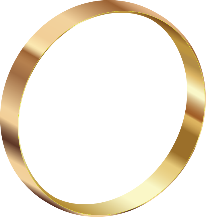 Gold Ring Standing