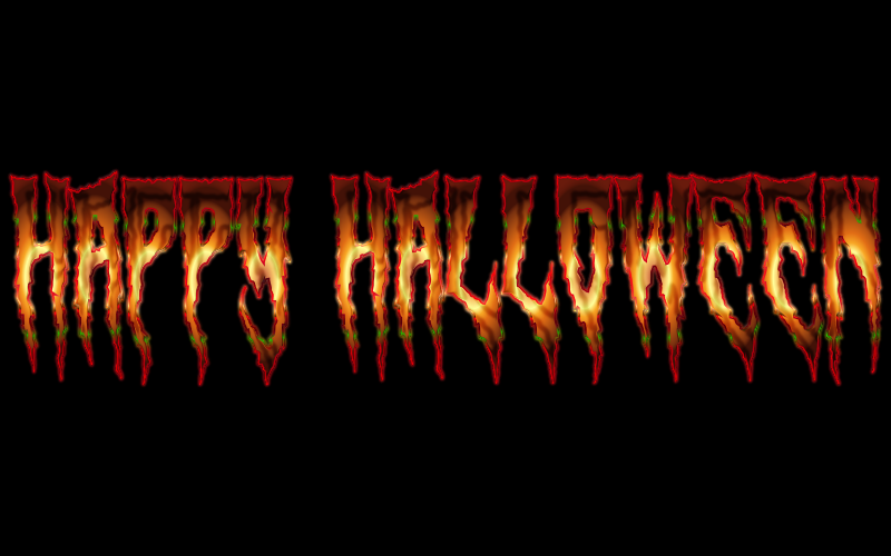 Happy Halloween Typography Enhanced 2