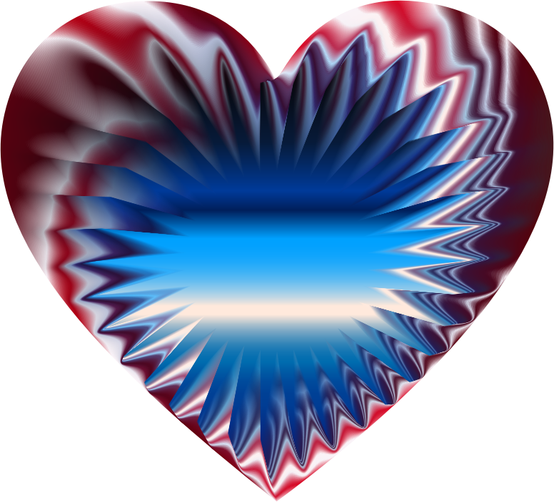 Colorful Refraction Heart 7