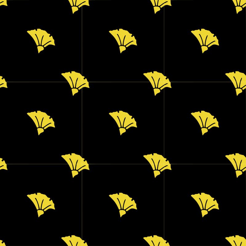 Ginkgo leaf-seamless pattern