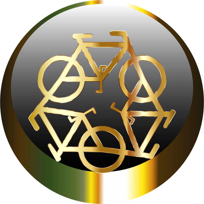 Golden Recycle Icon