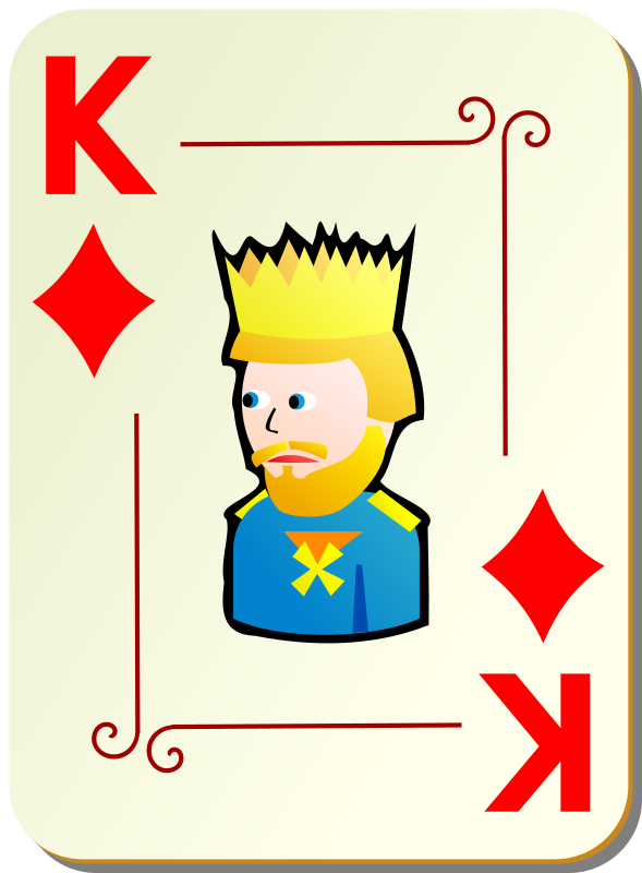 Ornamental deck: King of diamonds