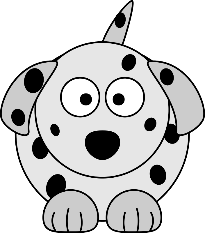 Dalmatian Cartoon Dog