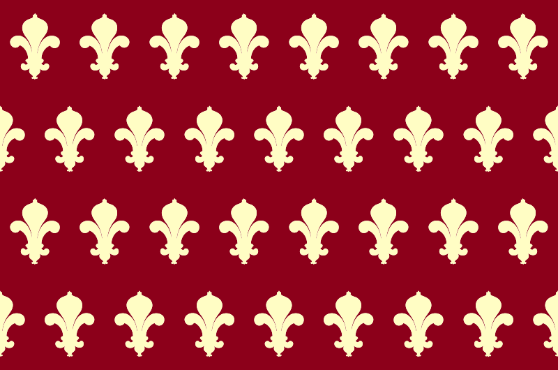 Fleurs de lys pattern (colour 1)