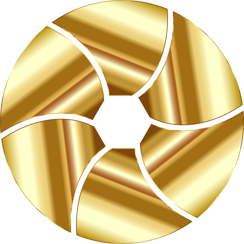 Gold Shutter Icon