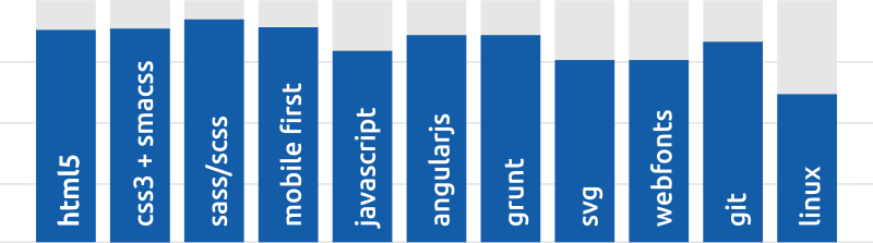 Graph bar - Programming skills