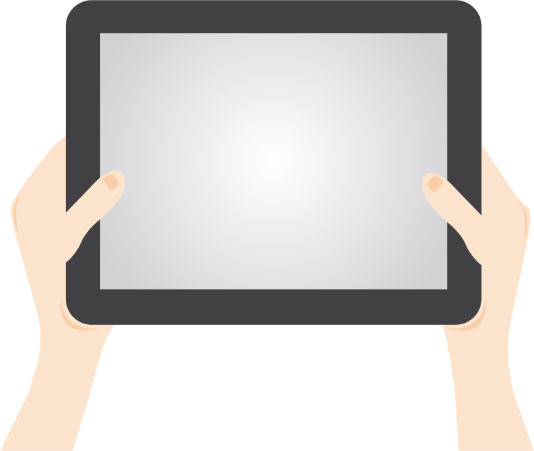 Person Holding Tablet