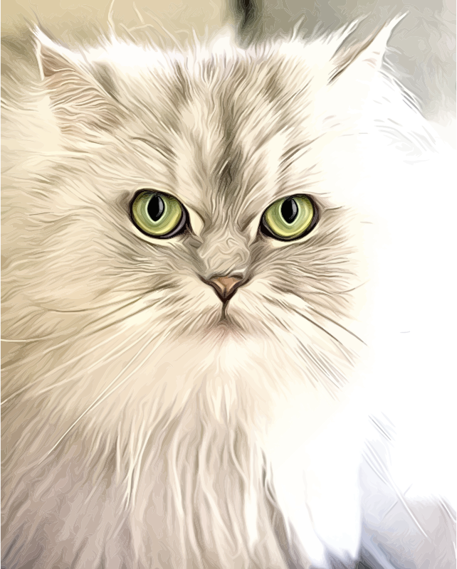 Cat Portrait Painting