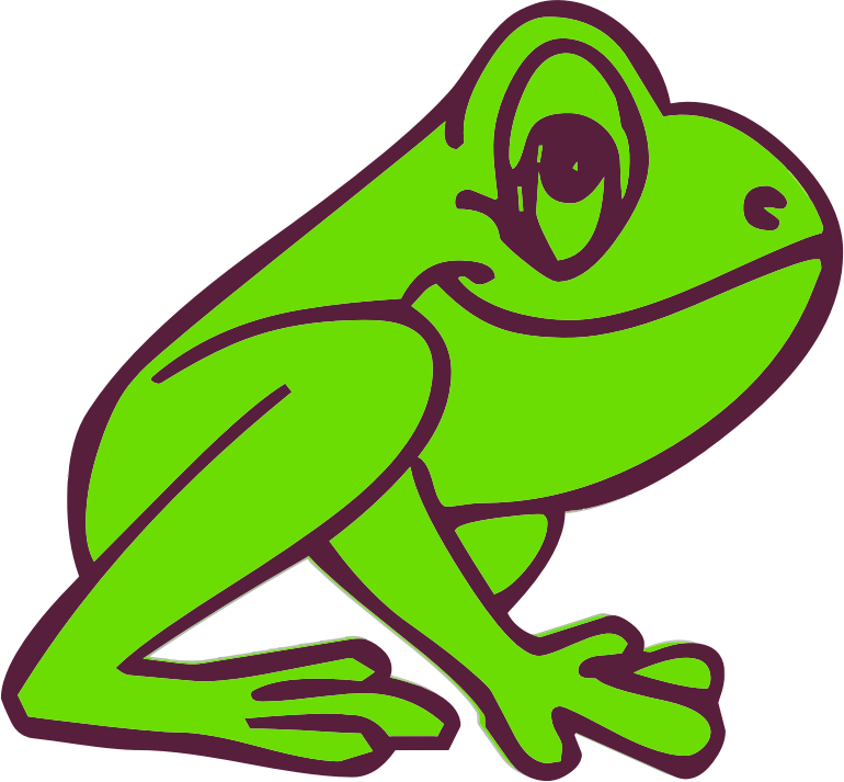 Cartoon Frog Profile