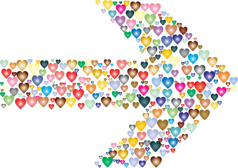 Colorful Hearts Arrow 2