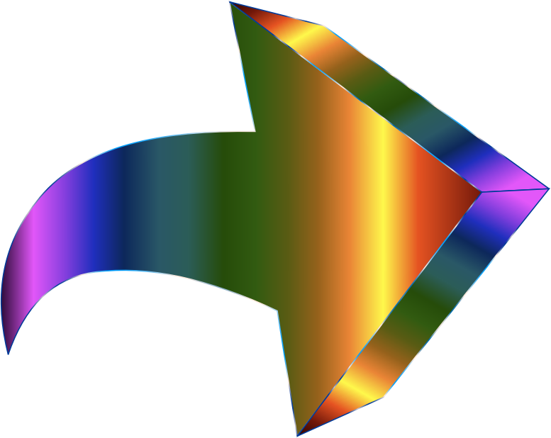 Prismatic 3D Arrow