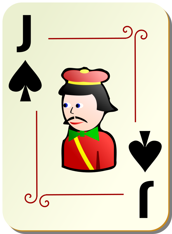 Ornamental deck: Jack of spades