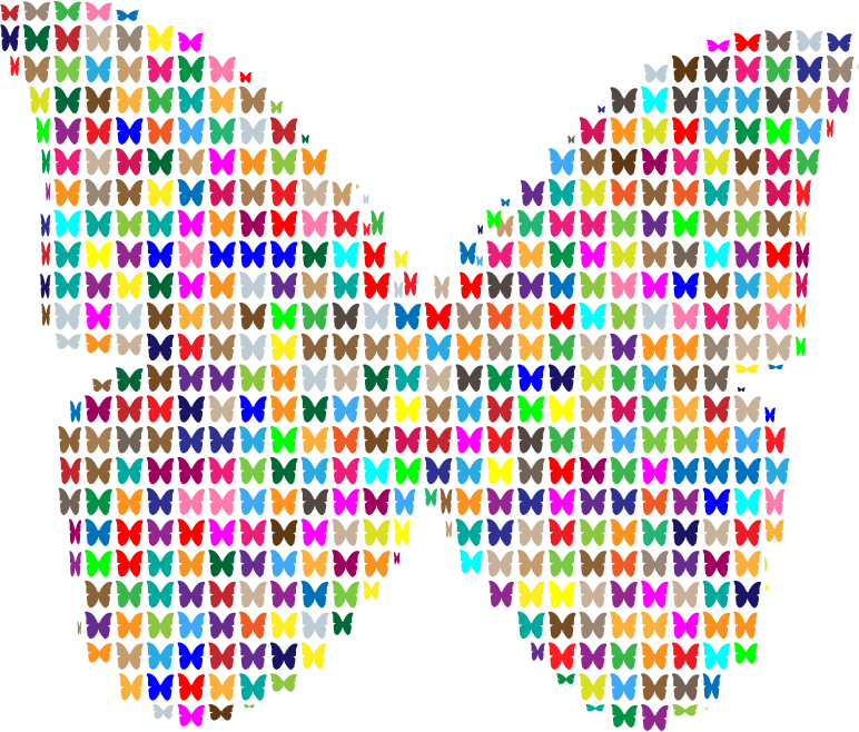 Colorful Butterfly Fractal