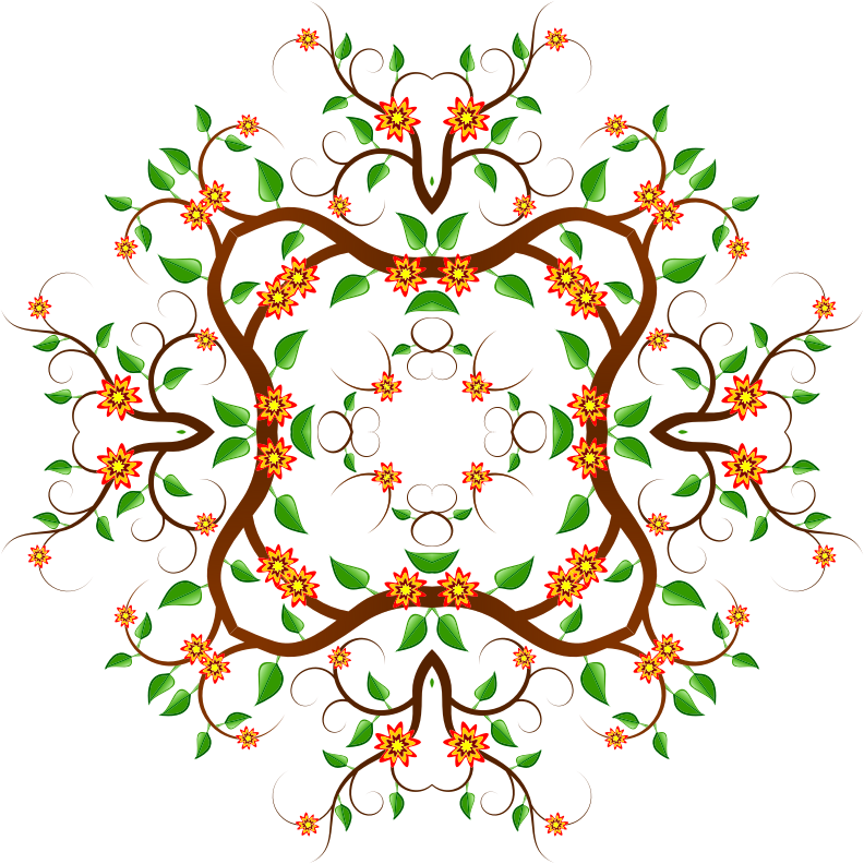 Floral Tree Design 5