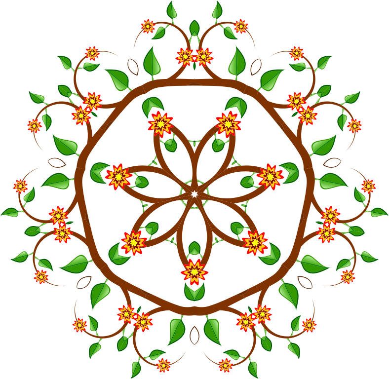 Floral Tree Design 10