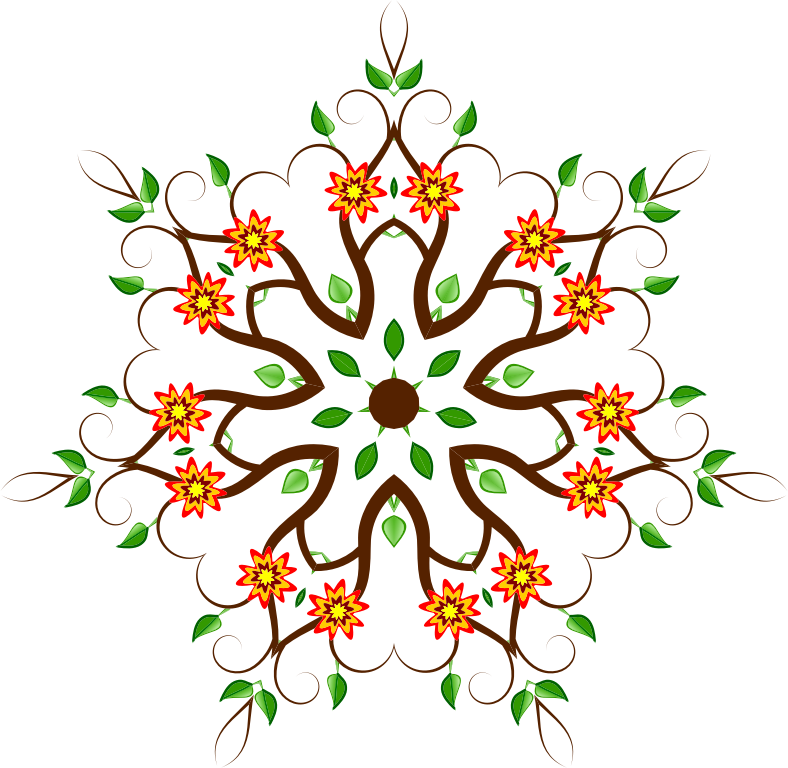 Floral Tree Design 11