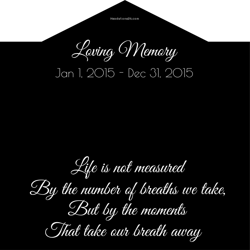 Headstone Design #2