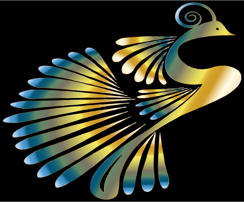 Colorful Stylized Peacock 18