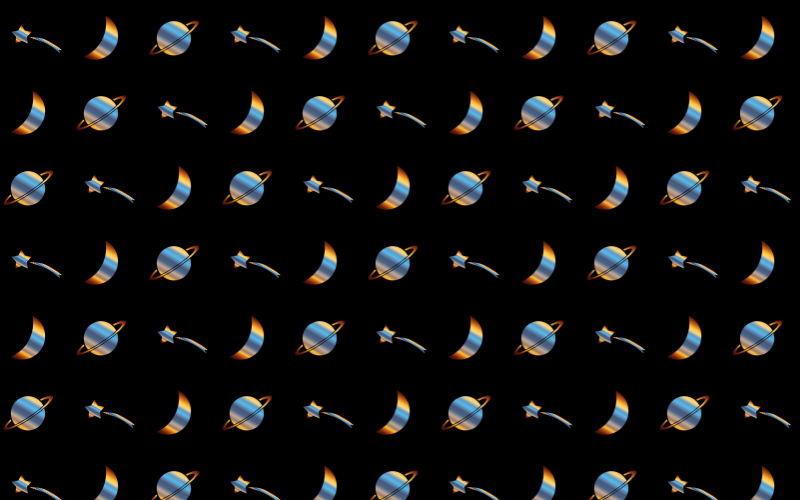 Space Theme Pattern Seamless